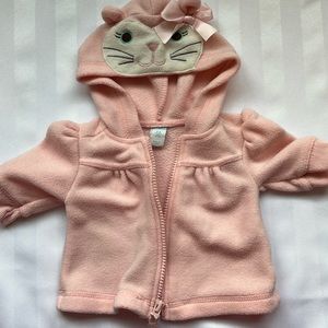 Baby , OLD NAVY, Pink Critter Hood 0-3M